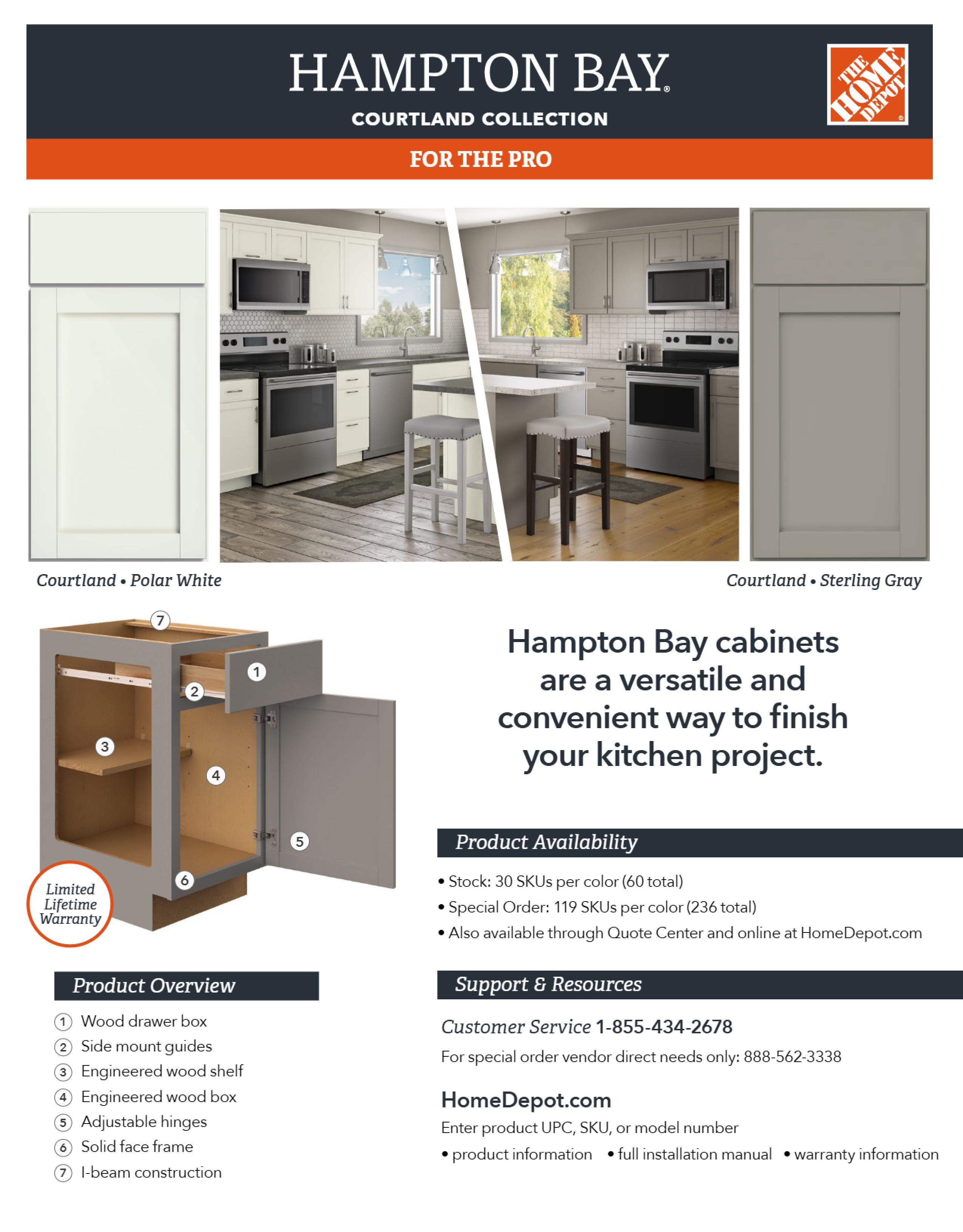 Hampton Bay Courtland Pro Desk Tear Sheet